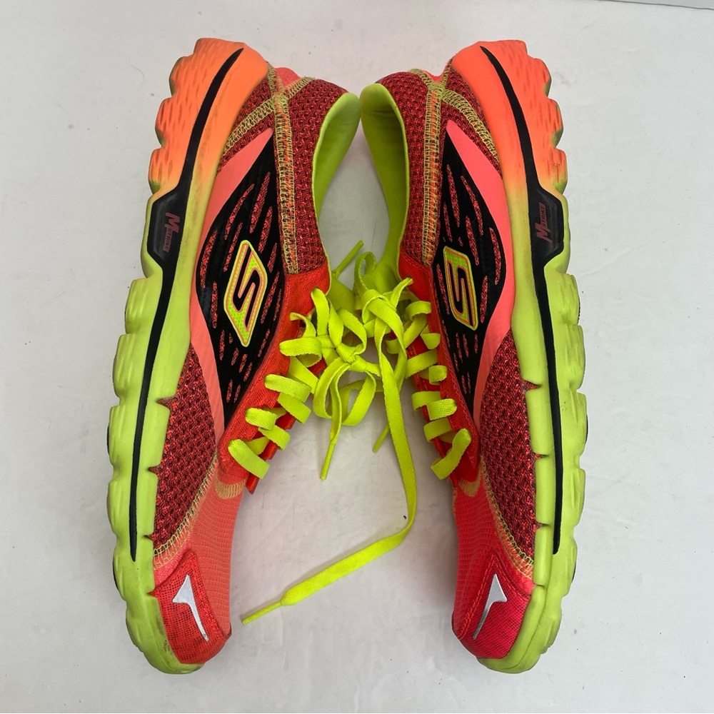 Sketchers size 9.5 Go run2 orange yellow - Picture 8 of 10